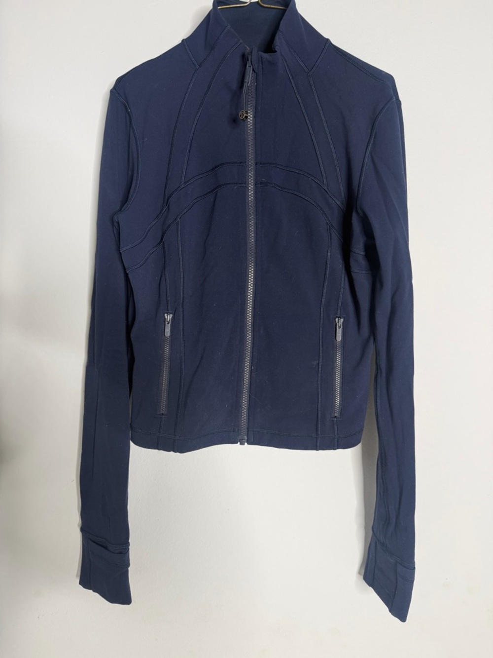 Lulu Lemon Define Jacket Cropped: Women's Navy Zip-Up Jacket